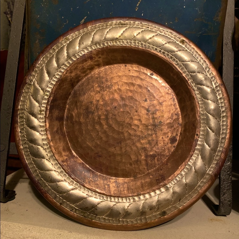 Unique Hand Hammered COPPER Rose Ann Hall Designs